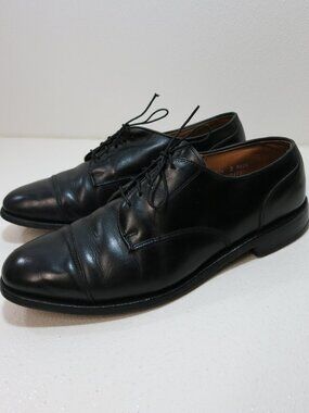 Allen Edmonds Cortland Cap Toe Oil Tanned Leather Dress Oxfords Shoes Men 10.5 D